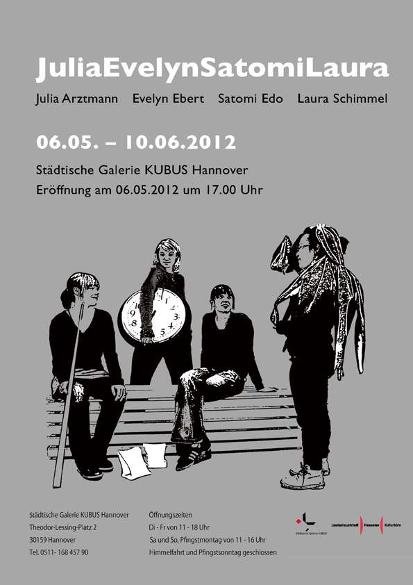 Plakate von JuliaEvelynSatomiLaura Ausstellung